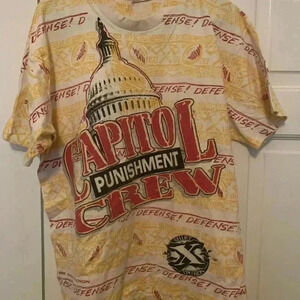 VTG  T-shirt Xplosion Capital Punishment Crew Football Sz S Read Description
